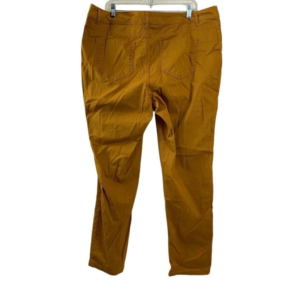 Vanilla Jeans Women's Fit Skinny Dark Mustard Jeans - Picture 2 of 6